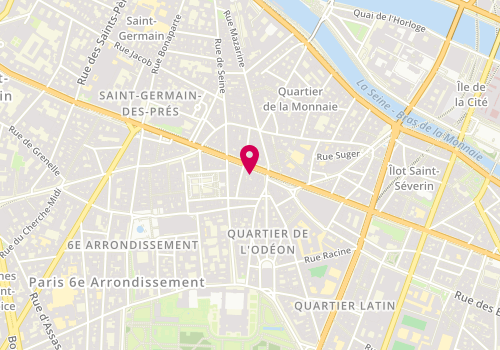 Plan de The North Face, Boulevard Saint-Germain 115, 75006 Paris