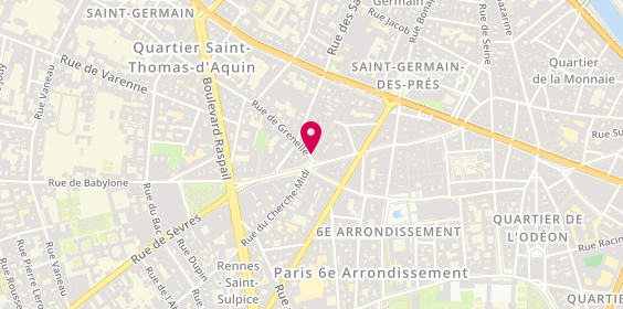 Plan de Velasca, 44 Rue du Dragon, 75006 Paris