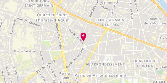 Plan de Borsalino, 6 Rue de Grenelle, 75006 Paris