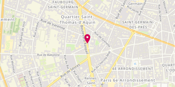 Plan de Crockett & Jones, Rive Gauche
33 Boulevard Raspail, 75007 Paris