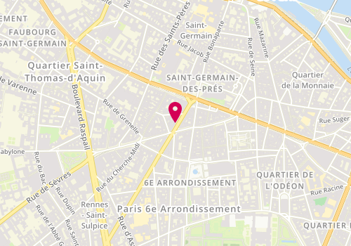 Plan de Gap Kids, 60 Rue de Rennes, 75006 Paris