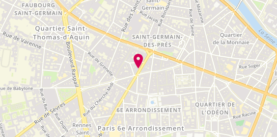 Plan de Gap Kids, 60 Rue de Rennes, 75006 Paris