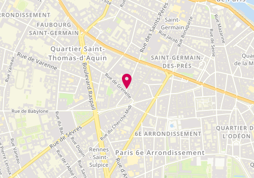 Plan de Maliparmi, 73 Rue des Saints-Pères, 75006 Paris