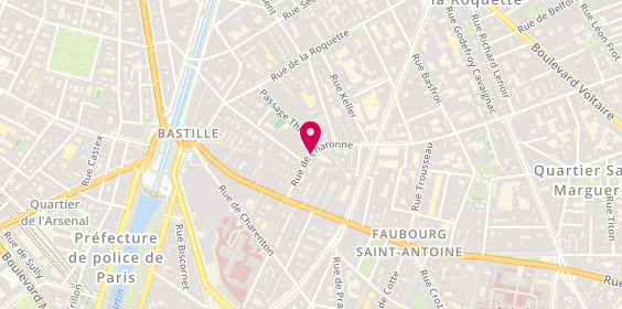 Plan de Harris Wilson, 20 Rue de Charonne, 75011 Paris