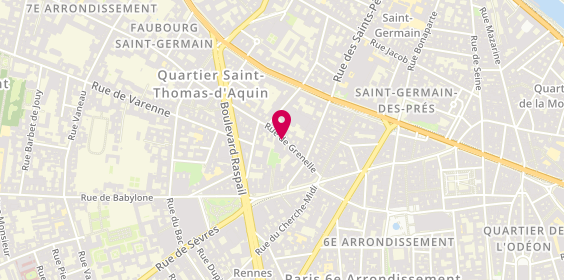 Plan de DJL Croisette, 17 Rue Grenelle, 75007 Paris