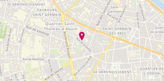 Plan de Jean Baptiste Rautureau, 24 Rue de Grenelle, 75007 Paris