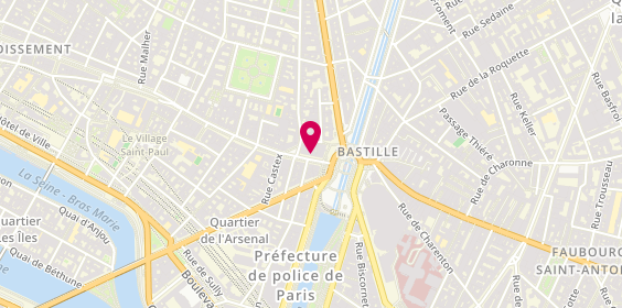 Plan de Manfield, 6 Rue Saint-Antoine, 75004 Paris