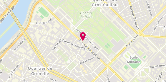 Plan de Au Gardénia, 49 avenue de Suffren, 75007 Paris