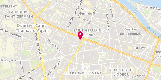 Plan de Emporio Armani, 149 Boulevard Saint-Germain, 75006 Paris