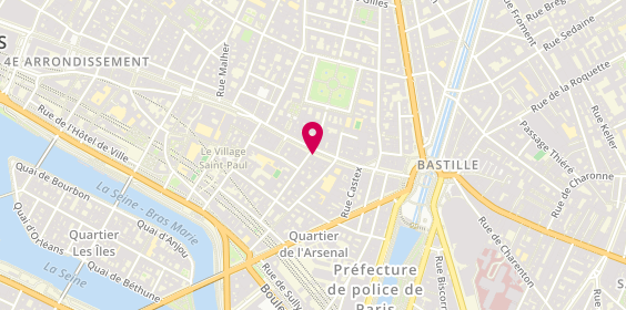Plan de Modella, 37 Rue Saint-Antoine, 75004 Paris
