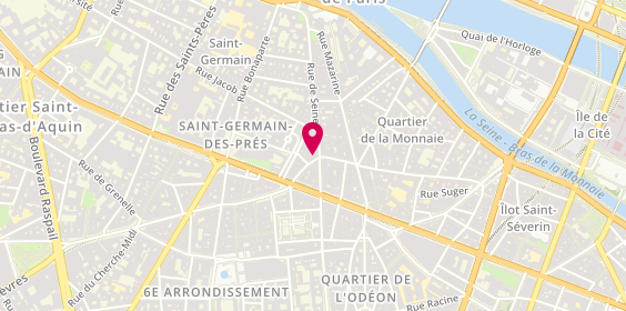 Plan de Janie Philip, la Chausseria, 20 Rue de Buci, 75006 Paris