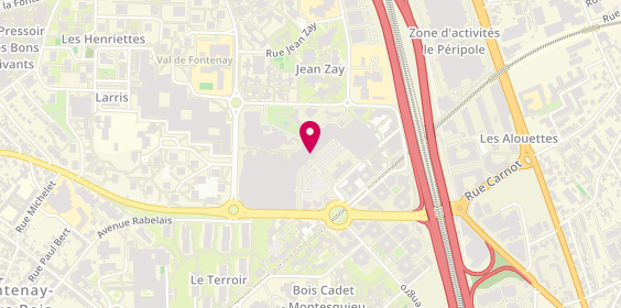 Plan de Armand Thierry, Centre Commercial Val de Fontenay avenue du Maréchal Joffre, 94120 Fontenay-sous-Bois