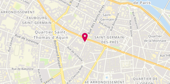 Plan de Pe'Pe' France, 50 Rue des Saints-Pères, 75007 Paris