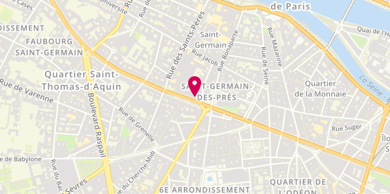 Plan de Comptoir des Cotonniers, 174 Boulevard Saint Germain, 75006 Paris