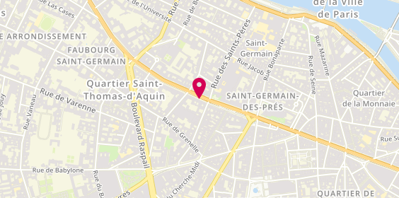 Plan de Brunello Cucinelli, 179 Boulevard Saint-Germain, 75007 Paris