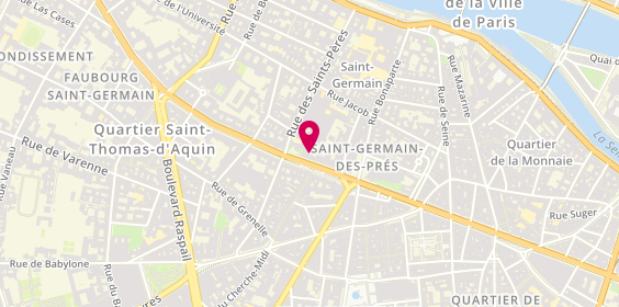 Plan de Liu Jo, 182 Boulevard Saint-Germain, 75006 Paris