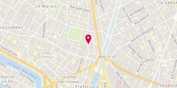 Plan de Crd - Celine Robert Diffusion, 20 Rue des Tournelles, 75004 Paris