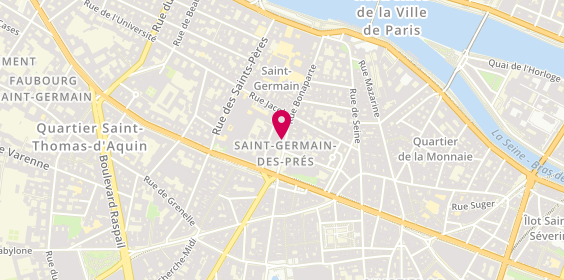 Plan de Dukan de Nitya, 40 Rue Bonaparte, 75006 Paris