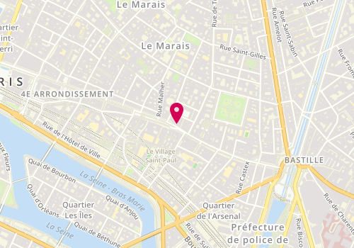 Plan de Unisa, 90 Rue Saint-Antoine, 75004 Paris