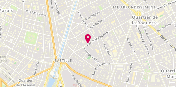 Plan de Adöm, 35 Rue de la Roquette, 75011 Paris