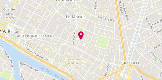 Plan de Ldb, 12 Rue de Sévigné, 75004 Paris