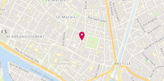 Plan de Madluv, 14 Rue de Turenne, 75004 Paris