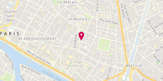 Plan de Heschung le Marais, 11 Rue de Sévigné, 75004 Paris