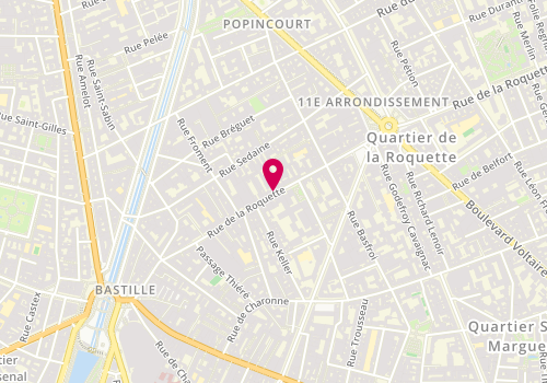 Plan de NIN & LAUR - Parly 2, 59 Rue de la Roquette, 75011 Paris