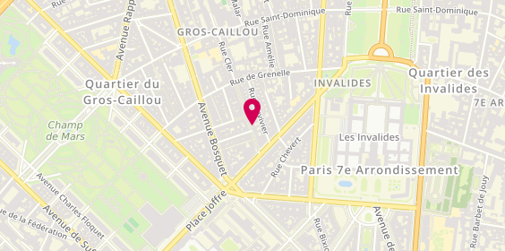 Plan de Magfred Chaussures, 49 Rue Cler, 75007 Paris
