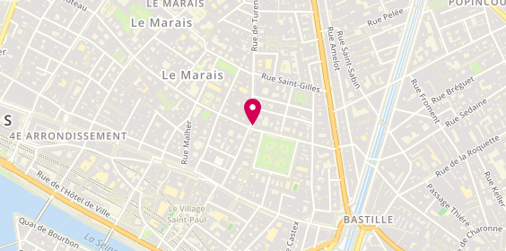 Plan de Comptoir des Cotonniers, 22 Rue de Turenne, 75004 Paris
