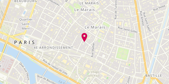 Plan de Ikks, 5 Bis Rue des Rosiers, 75004 Paris