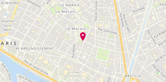 Plan de EKYOG, 23 Rue des Francs Bourgeois, 75004 Paris