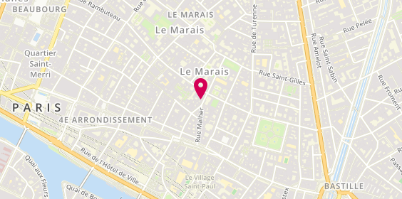 Plan de The Kooples, 21 Rue Pavée, 75004 Paris
