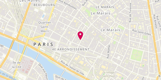 Plan de Chevignon, 21 Rue Vieille du Temple, 75004 Paris