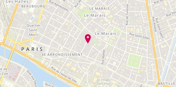 Plan de Gysele, 19 Rue des Rosiers, 75004 Paris