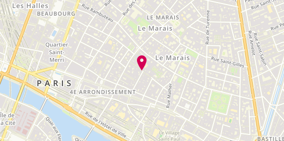 Plan de All Saints Retail Limited, 23 Rue Rosiers, 75004 Paris