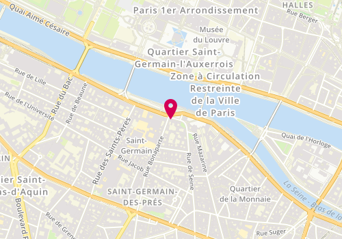 Plan de Sodifer, 7 Quai Malaquais, 75006 Paris