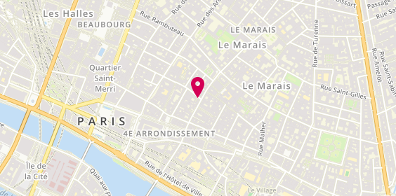 Plan de Factory's, 3 Rue Sainte-Croix de la Bretonnerie, 75004 Paris