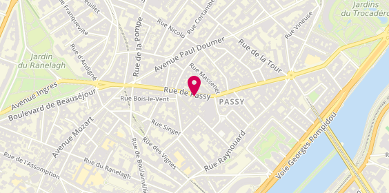 Plan de Ann Tuil, 63 Rue de Passy, 75016 Paris