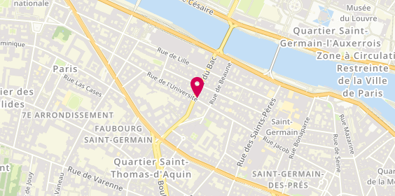 Plan de Bonpoint, 42 Rue de l'Universite, 75007 Paris