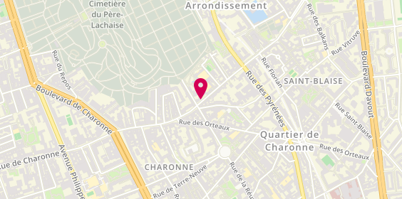 Plan de La Botica, 69 Rue de Bagnolet, 75020 Paris