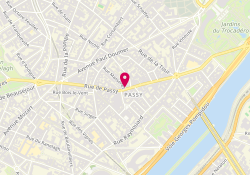 Plan de Map, 42 Rue Passy, 75016 Paris