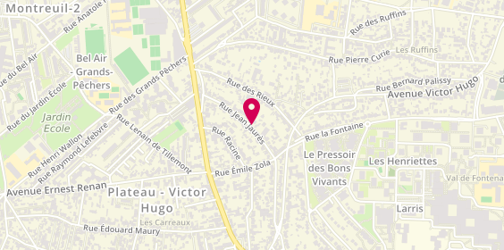 Plan de M'HENNI Akram, 96 Rue Jean Jaures, 94120 Fontenay-sous-Bois