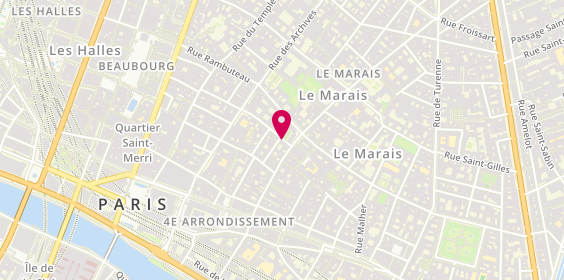 Plan de Lole, 9 Rue des Blancs Manteaux, 75004 Paris