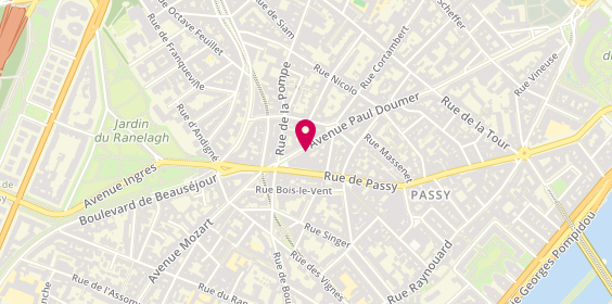Plan de Jacadi, 89 Avenue Paul Doumer, 75016 Paris