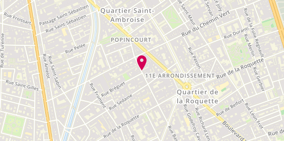 Plan de Pinkiss, 30Bis Rue Popincourt, 75011 Paris