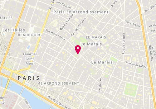 Plan de Repetto, 51 Rue des Francs Bourgeois, 75004 Paris