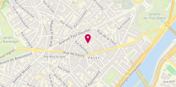 Plan de RAISS EL FENNI Amal, 11Ter Rue Nicolo, 75116 Paris