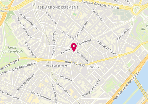 Plan de Classic Street, 40 Rue Vital, 75016 Paris