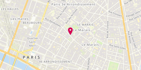 Plan de Bérénice, 52 Rue Francs Bourgeois, 75003 Paris